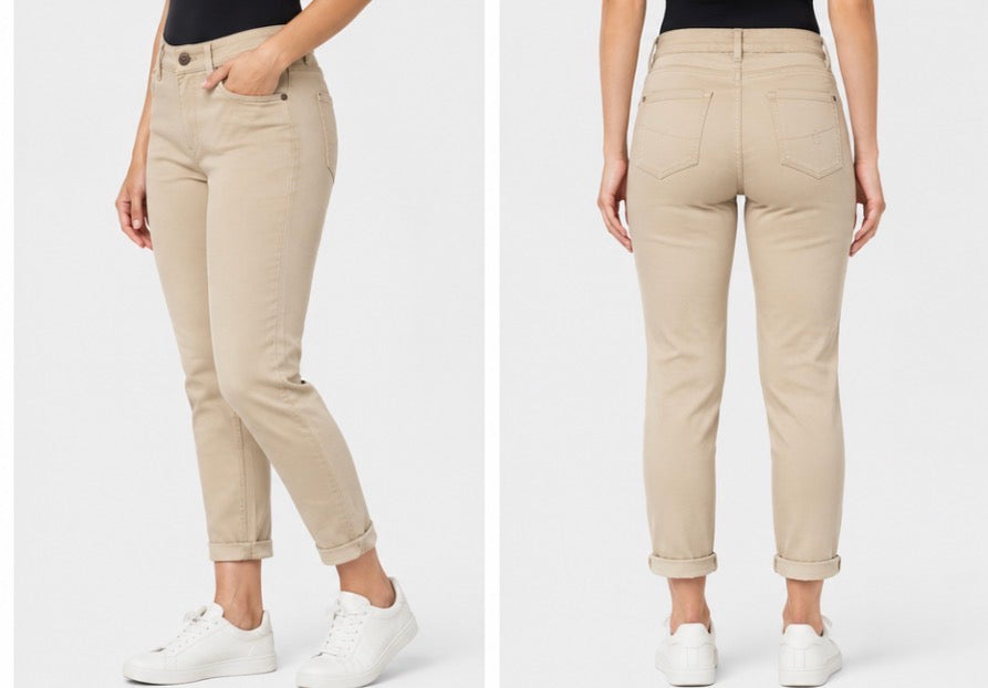 Santana Women’s Tummy Control Cropped Jeans