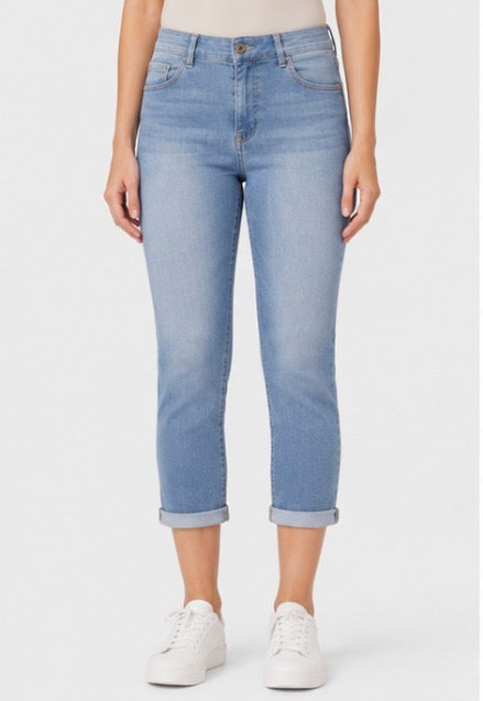 Santana Women’s Tummy Control Capri Jeans