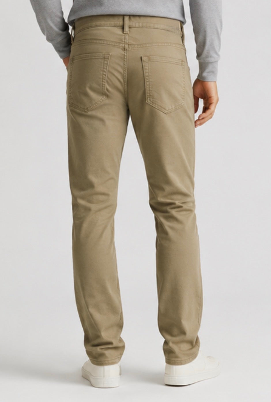 Jachs NY Men’s 5-Pocket Stretch Pants – Khaki