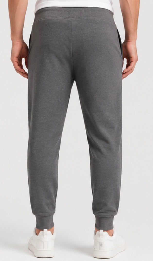Mondetta Men’s Organic Cotton Jogger Sweatpants – Charcoal Grey