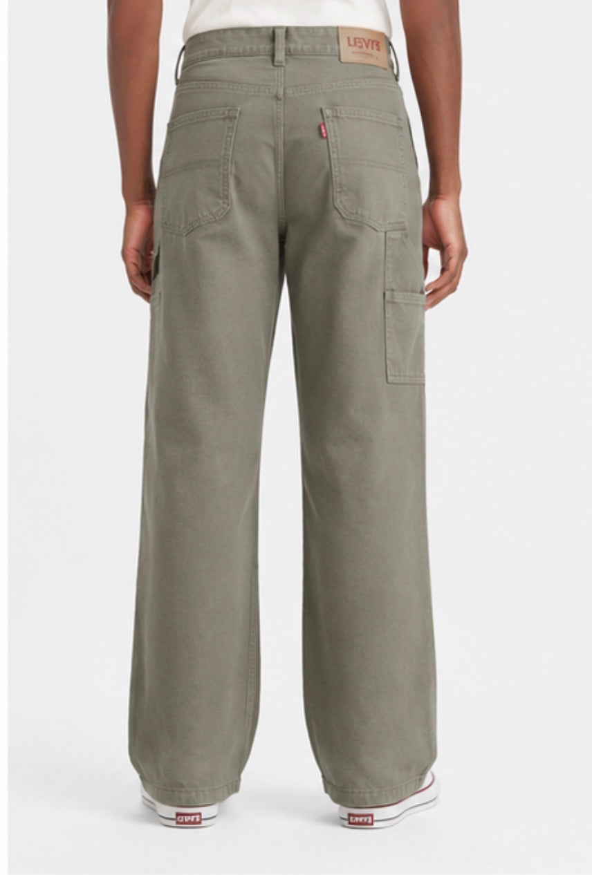 Levi’s Girls’ Wide Leg Carpenter Pants – Sage Green
