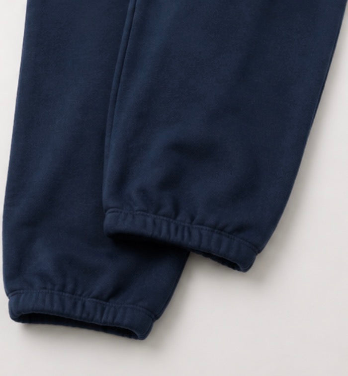 Mondetta Men’s Organic Cotton Fleece Jogger Sweatpants – Navy Blue