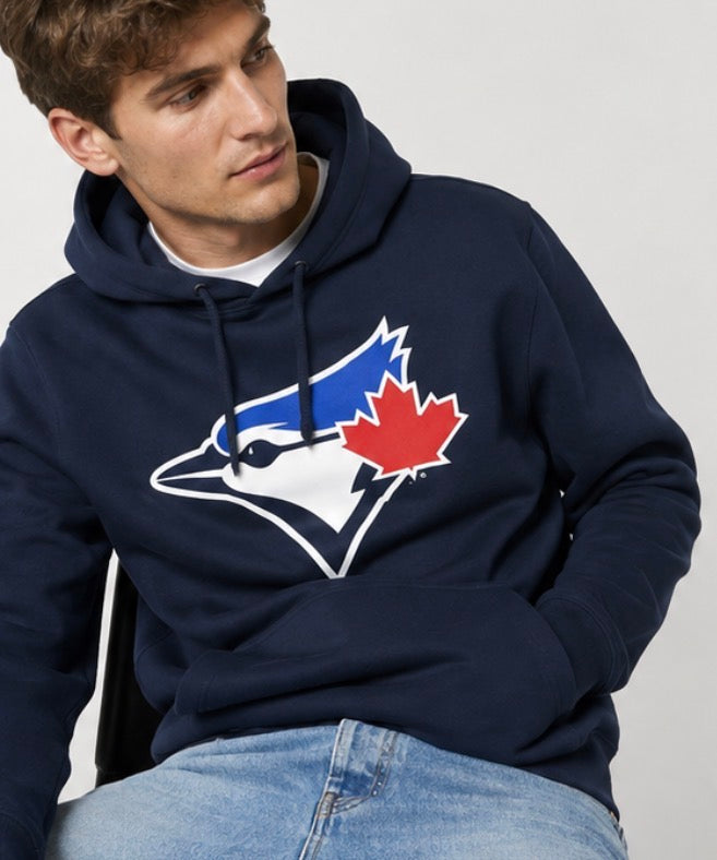 Toronto Blue Jays Graphic Hoodie – Dark Navy Pullover with Front Logo
