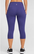 Spyder Women’s Active Sport Capri Leggings with Pockets – BLUE