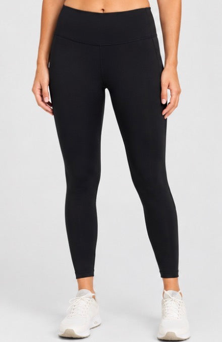Fabletics Women’s Oasis PureLuxe High-Waisted Leggings with Pockets – Black