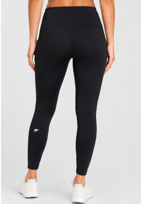 Fabletics Women’s Oasis PureLuxe High-Waisted Leggings with Pockets – Black