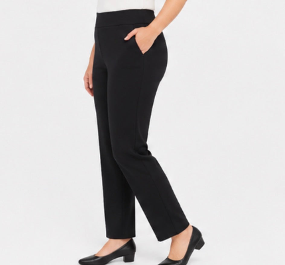 Dalia Women’s Pull-On Pants – Black