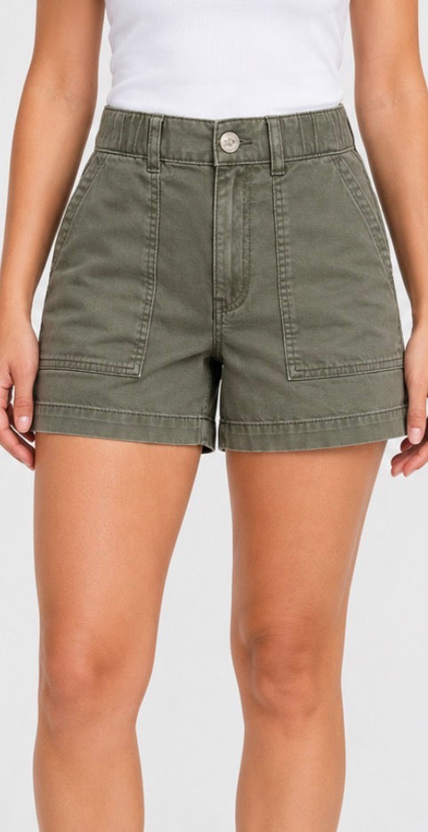 Gap Women's High-Rise Twill Utility Shorts
