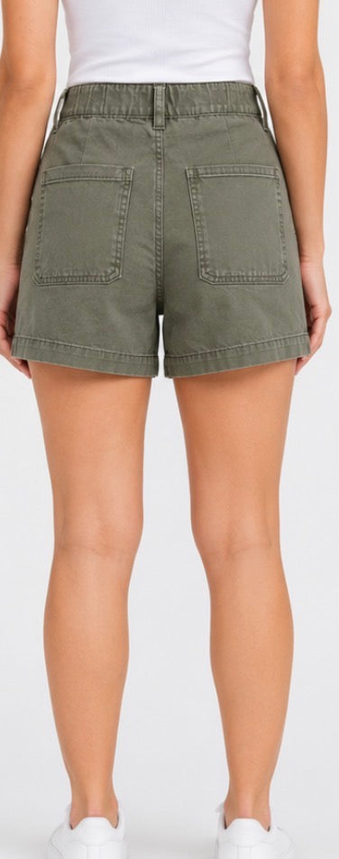 Gap Women's High-Rise Twill Utility Shorts