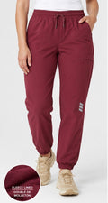 Merrell Women’s Fleece-Lined Jogger Pants – Burgundy
