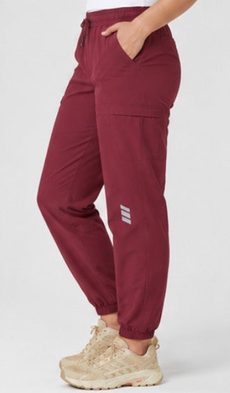 Merrell Women’s Fleece-Lined Jogger Pants – Burgundy