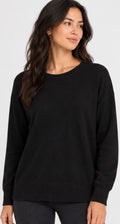 Buffalo David Bitton Women’s Crew Neck Sweater – Black