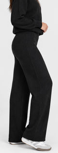 GAP Women’s Ribbed Knit Pull-On Pants – Black