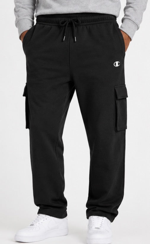 Champion Men’s Cargo Jogger Pants – Black