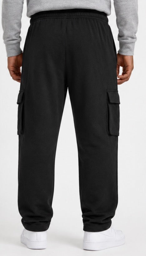 Champion Men’s Cargo Jogger Pants – Black