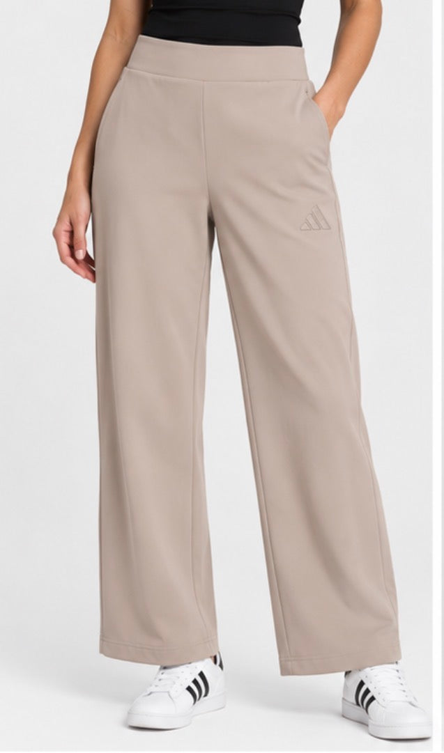 Adidas Women’s Wide-Leg Pants – Beige