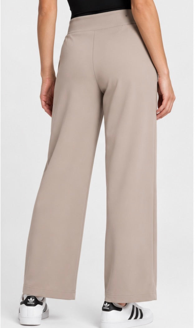 Adidas Women’s Wide-Leg Pants – Beige