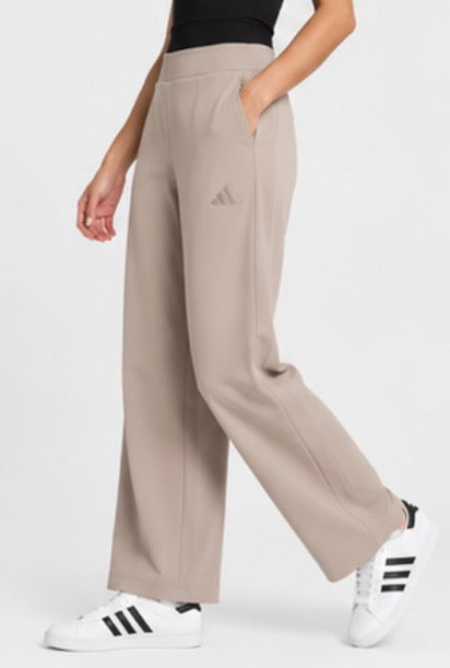 Adidas Women’s Wide-Leg Pants – Beige
