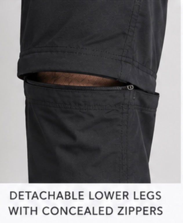 The BC Clothing Co. Men’s Convertible Cargo Pants – Black