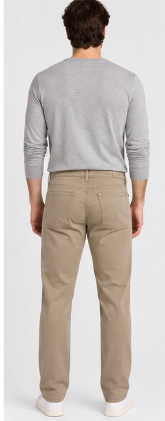 JACHS NY Men’s 5-Pocket Pants – Khaki