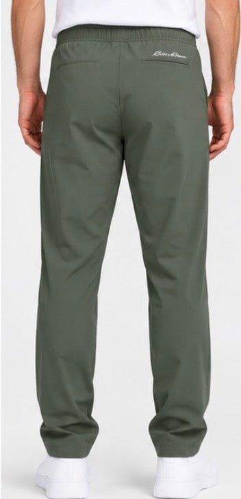 Eddie Bauer Men’s Traveler Pants Olive Green – Stretch Travel Pants