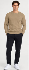 Banana Republic Men’s Merino Wool Crewneck Sweater – Tan