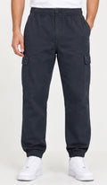 Buffalo David Bitton Men’s Cargo Jogger Pants – Dark Navy Blue