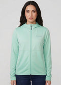 Merrell Women’s Lightweight Performance Full-Zip Hoodie – Mint Green