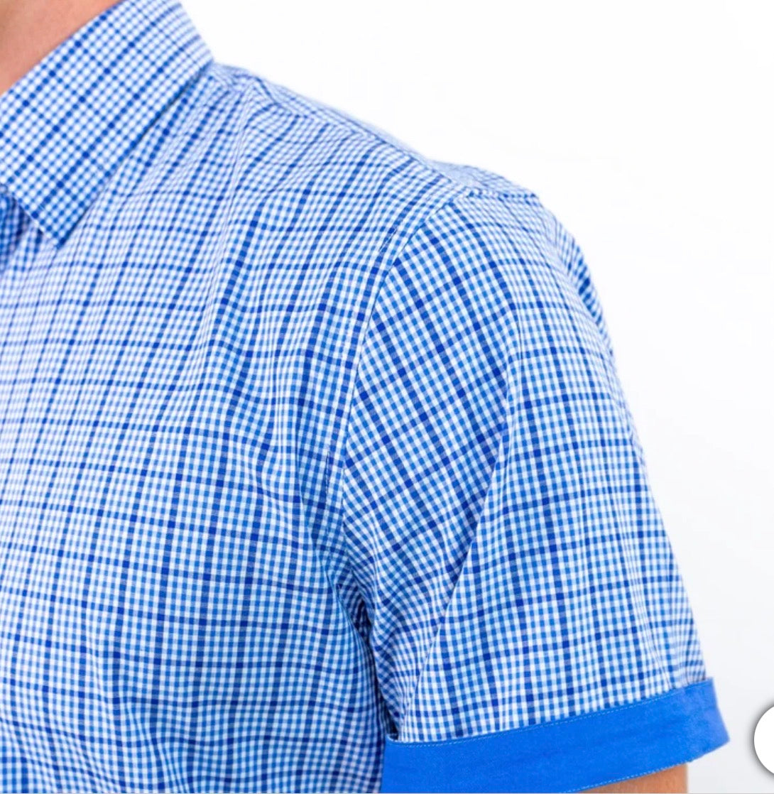 Duchamp Men's Short Sleeve Button-Down Shirt