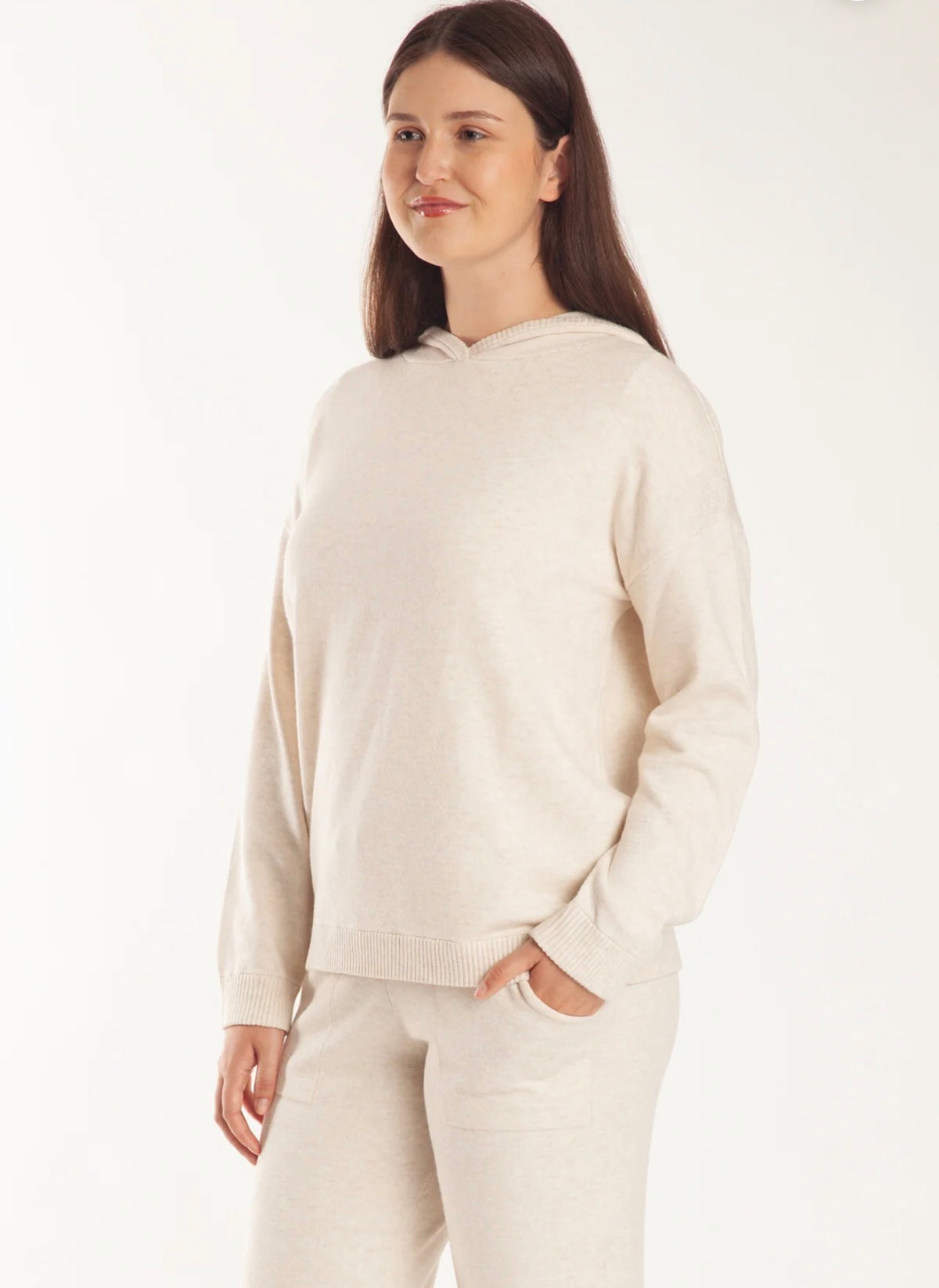 Lazypants Women's Sweater Knit Hoodie