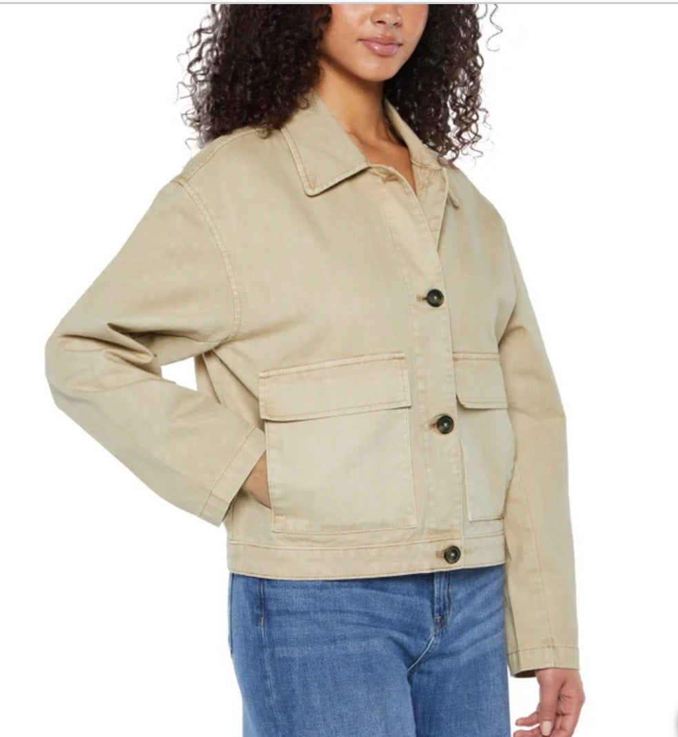 Gap Women's Relaxed Fit Woven Cotton Twill Jacket