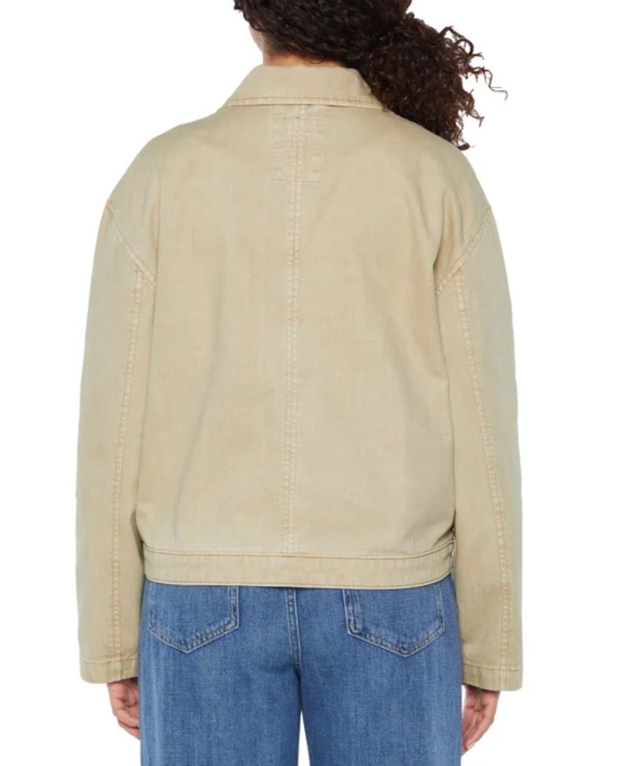 Gap Women's Relaxed Fit Woven Cotton Twill Jacket