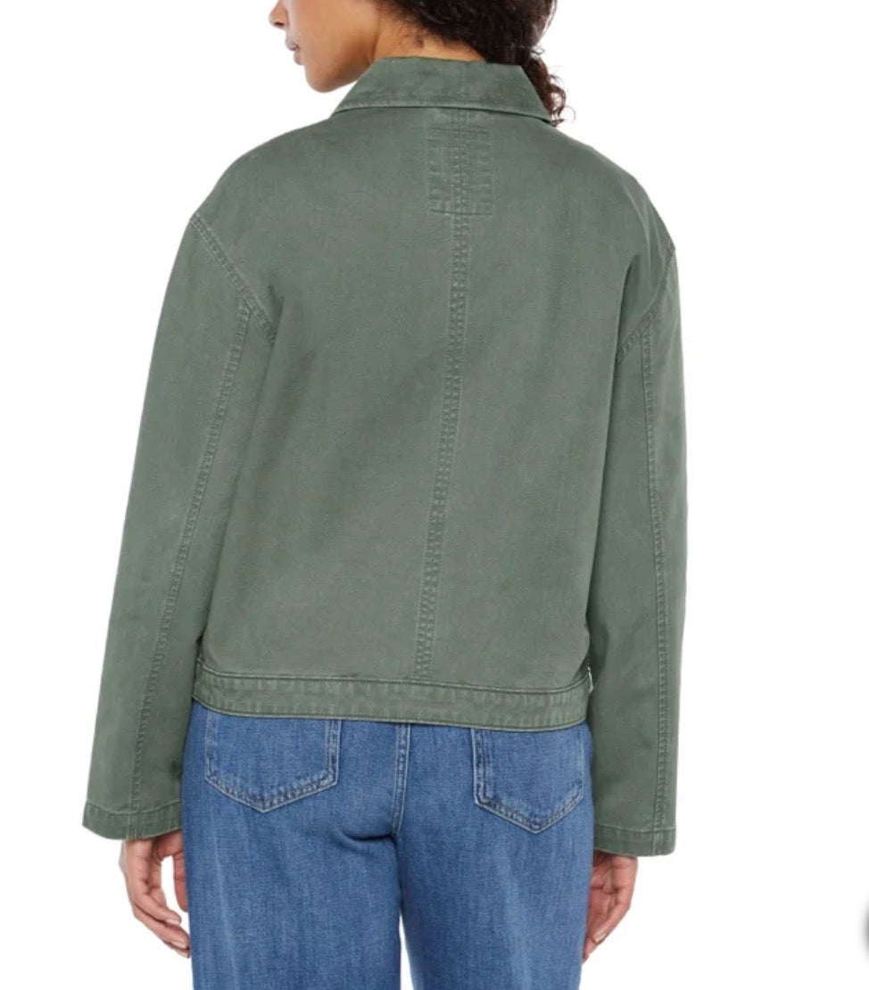 Gap Women's Relaxed Fit Woven Cotton Twill Jacket