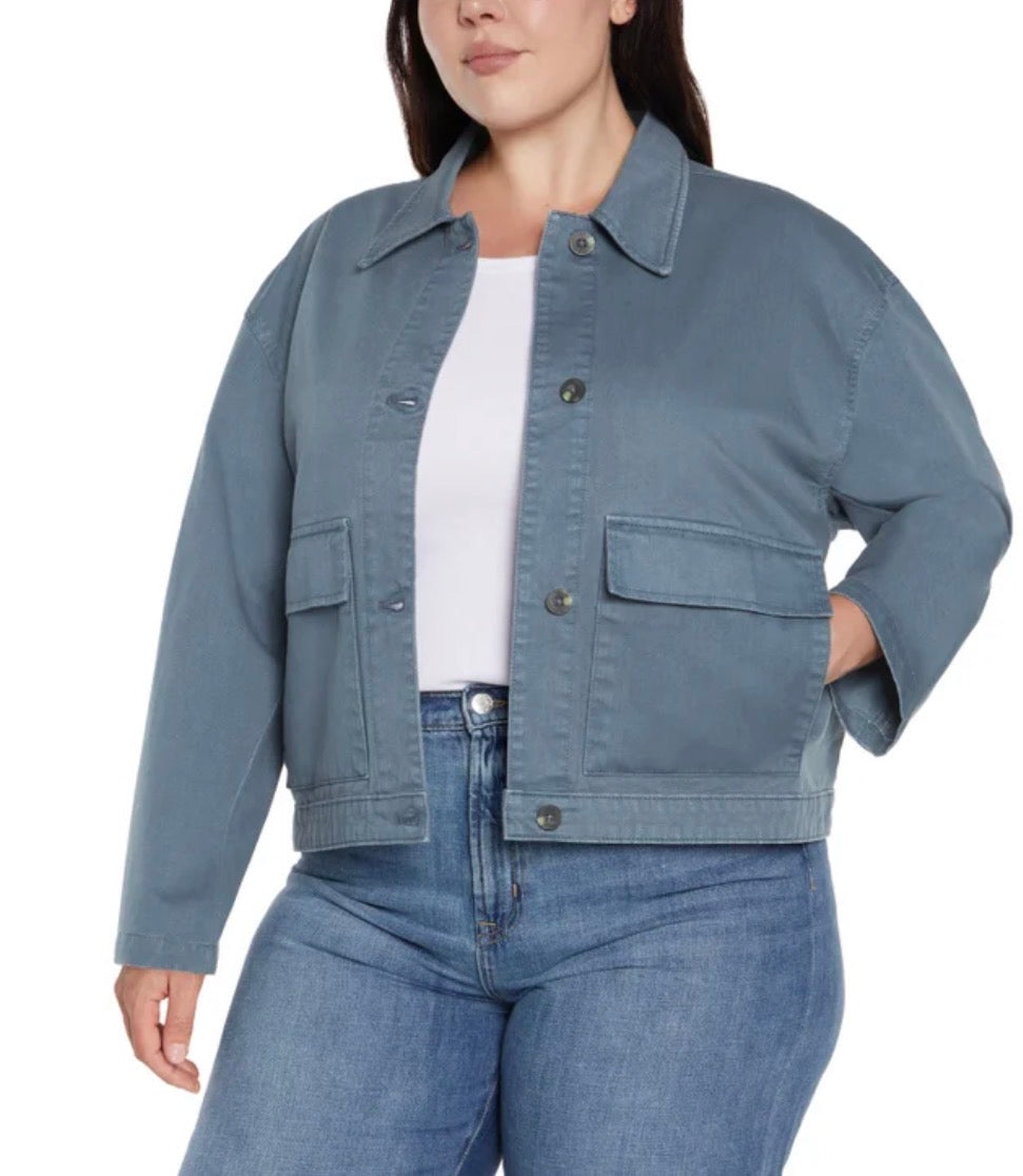Gap Women's Relaxed Fit Woven Cotton Twill Jacket
