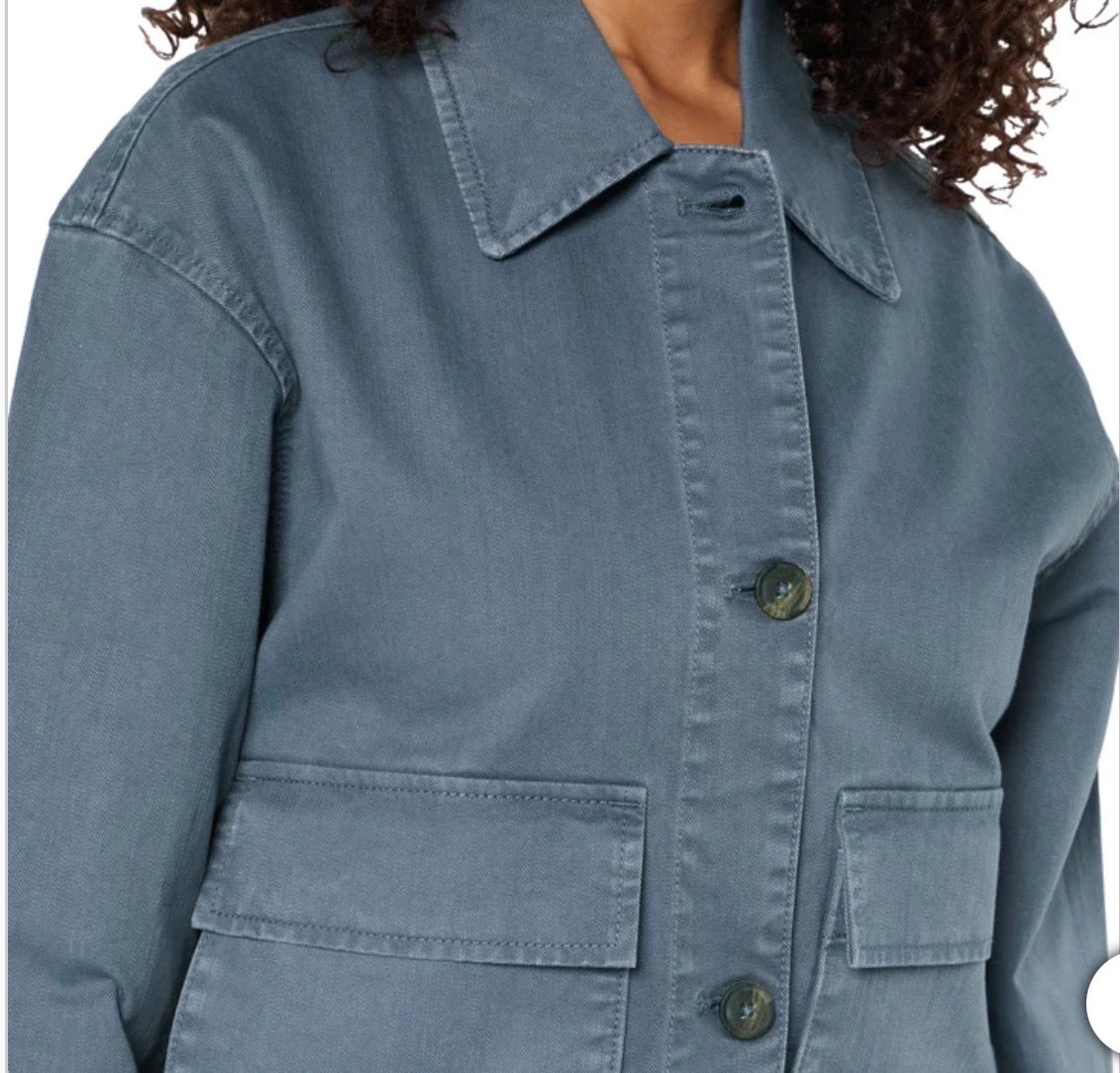 Gap Women's Relaxed Fit Woven Cotton Twill Jacket