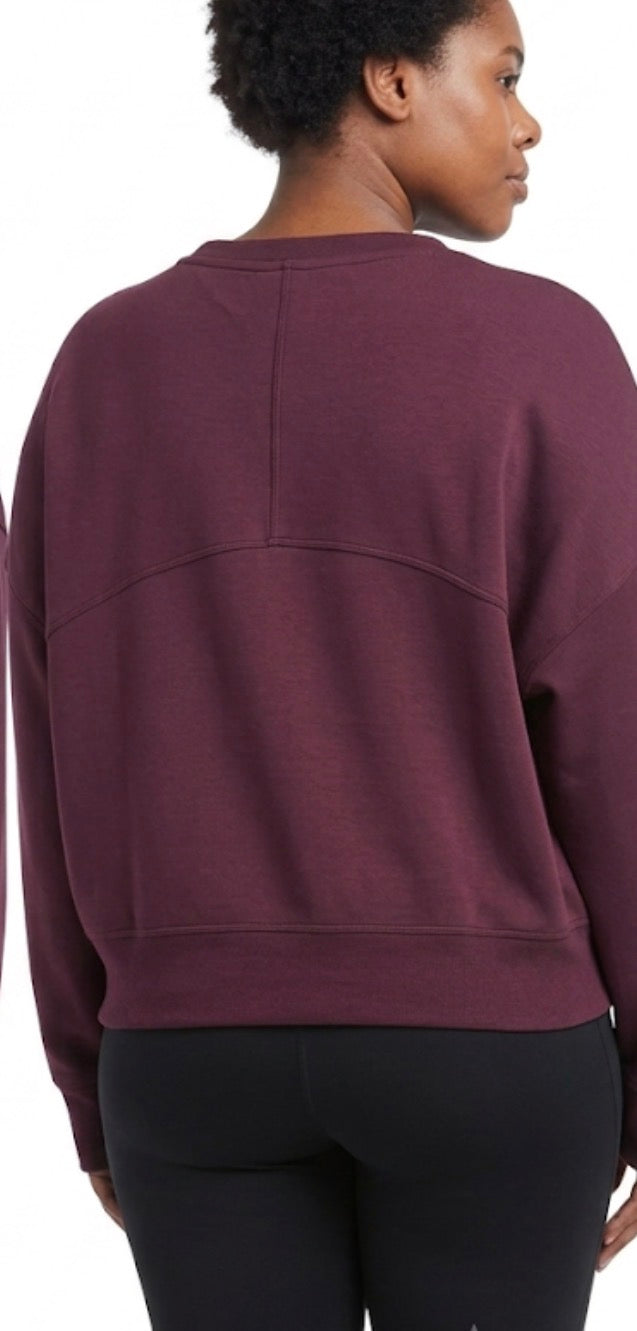 Danskin Women’s Cozy Active Fleece Crewneck Sweatshirt