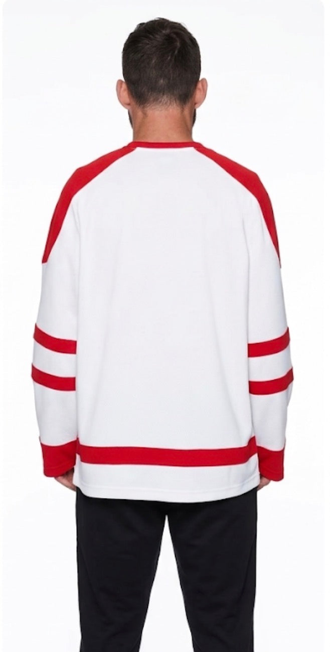 eam Canada Hockey-Style Long-Sleeve Graphic Shirt