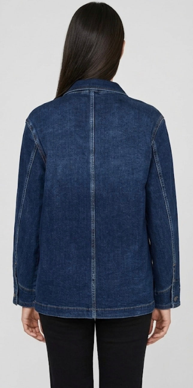 Womens Denim Chore Jacket -BRAND "WELL WORN"