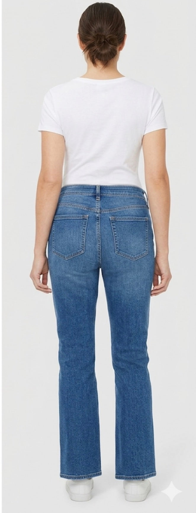 LOFT brand women's Bootleg Mid-Rise Denim Jeans