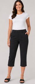Hilary Radley Women’s Pull-On Capri Pants