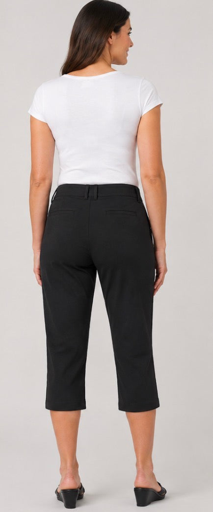 Hilary Radley Women’s Pull-On Capri Pants