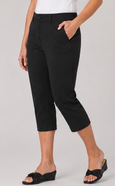 Hilary Radley Women’s Pull-On Capri Pants