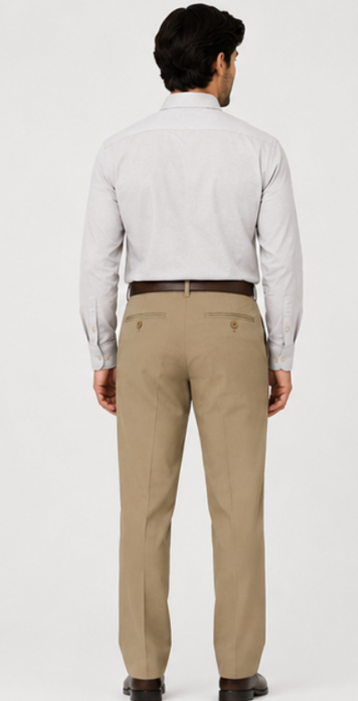 straight-fit dress pants from Haggar