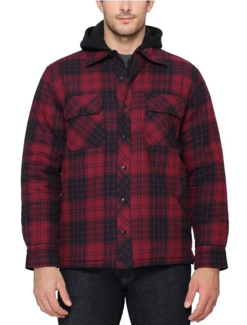 The BC Clothing Co. - Men's Quilted Hooded Jacket