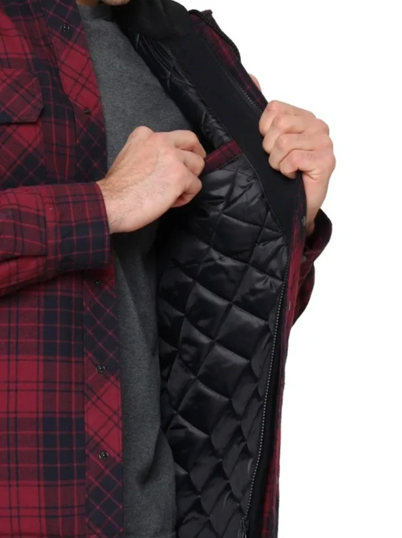 The BC Clothing Co. - Men's Quilted Hooded Jacket